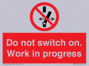 Do not switch on. Work in progress